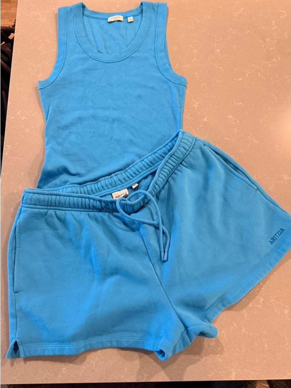 Aritzia Babaton Ribbed Tank Top